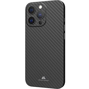 Black Rock Hoes dunne telefoonhoes case geschikt voor Apple iPhone 13 Pro I Carbon Case, Ultra dun, Fiber Cover (Flex Carbon Zwart)