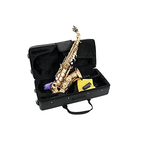 Dimavery SP-20 Bb sopraansaxofoon, goud   sopraan saxofoon, gebogen