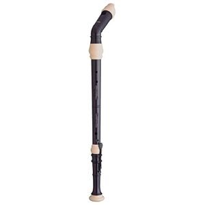 Aulos F-Bow fluit Symphony 521 (barokvingerzetting, compleet met tas, draagkoord, veterdoos en grepentabel, kunsthars), donkerbruin