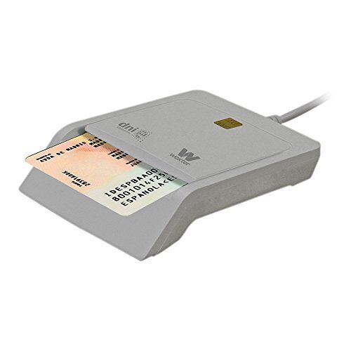 PE26-144 Woxter Elektronische ID Reader wit elektronische ID-lezer, ID 3.0, compatibel met pc en MAC