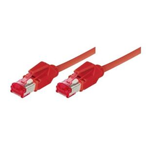 4048889012741 Tecline Category 6A Ethernet-kabel (0,5 m) rood