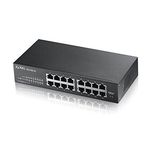 Zyxel GS1100-16 netwerkswitch – netwerkswitches (montagerooster)