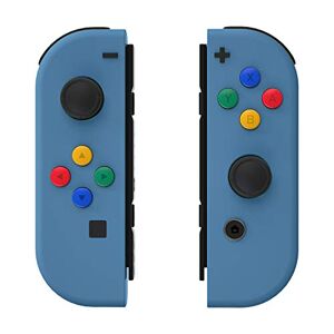 eXtremeRate Soft Touch Luchtmacht Blauw Joycon Handheld Controller Behuizing met ABXY Richtingsknoppen, DIY Vervangende Shell Case voor Switch & Switch OLED Model Joy-Con – Console Shell NIET Inbegrepen