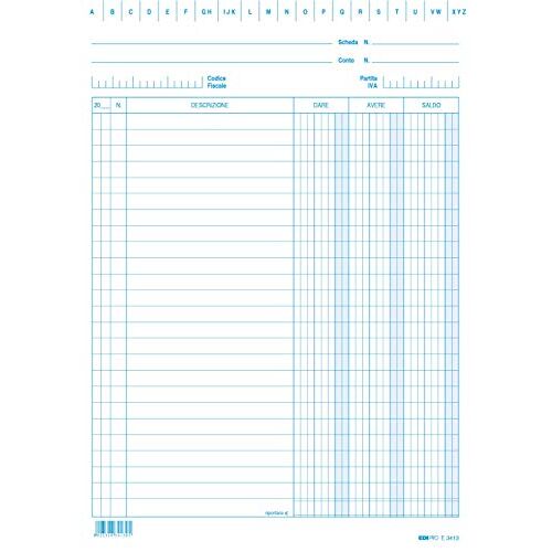 Edipro E3413BL boekhoudformulier & boek