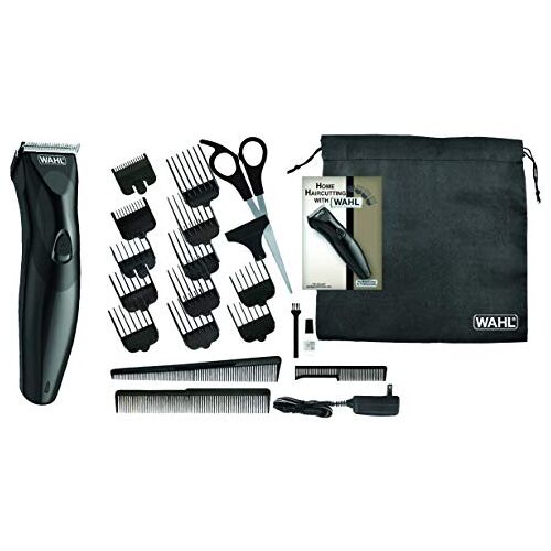 Wahl 9639-816 Haircut & Beard haar- en baardtrimmer, werkt op batterijen en netvoeding.