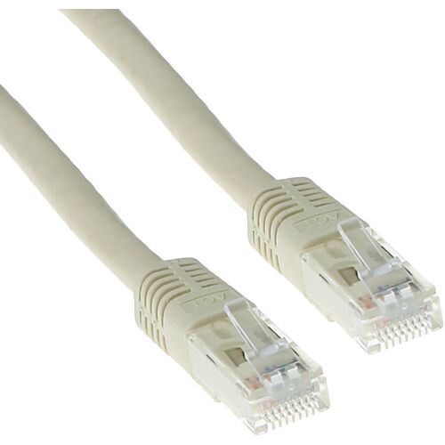 ACT IB3300 U/UTP CAT6A Patchkabels   RJ45 Connectoren   Ivoor   50 cm