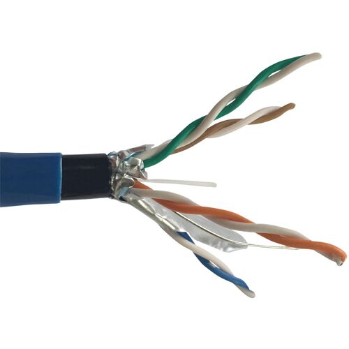 Molex CAA-00418 Cat 6A U/FTP Solid Grondkabel, Nylon/PE, CPR Euroclass Fca 0.56mm - 305 Meter