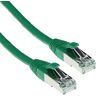 ACT FB6701 SFTP CAT6A Patchkabel Snagless Groen - 1 meter