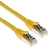 ACT FB6802 SFTP CAT6A Patchkabel Snagless Geel - 2 meter