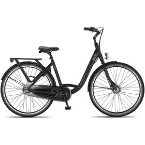 Altec Walesa Damesfiets 28inch 55cm Mat Zwart 3v Altec Walesa Damesfiets 28inch 55cm Mat Zwart 3v