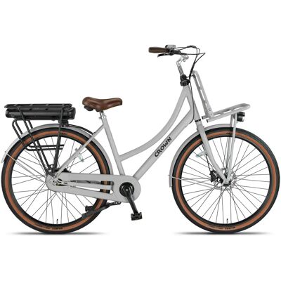 Crown Barcelona Elektrische Transportfiets 28 inch 50cm Crown Barcelona Elektrische Transportfiets 28 inch 50cm