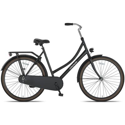 Crown Oslo Omafiets Dames 28 inch Mat Zwart Crown Oslo Omafiets Dames 28 inch Mat Zwart