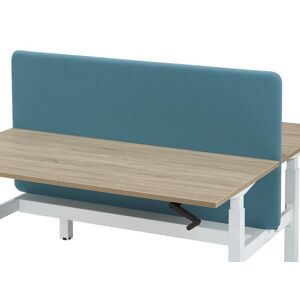 ABC Kantoormeubelen Akoestisch scherm Lucia tbv Duo bench breed 180CM hoog 80CM kleur lucia Licht blauw PO07