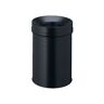ABC Kantoormeubelen Vlamdovende prullebak kleur zwart uitvoering 15 liter