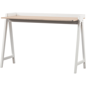 Schaffenburg Domestico bureau 120x60 cm., frame wit, blad eik