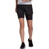 adidas Fast Running 2in1 Short Dames zwart/zwart 2XS