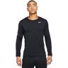 Nike Dri-FIT Element Crew Longsleeve Heren zwart/zwart XL