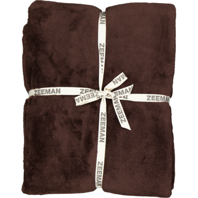 Zeeman Deken - Bruin One size Zeeman Deken - Bruin One size