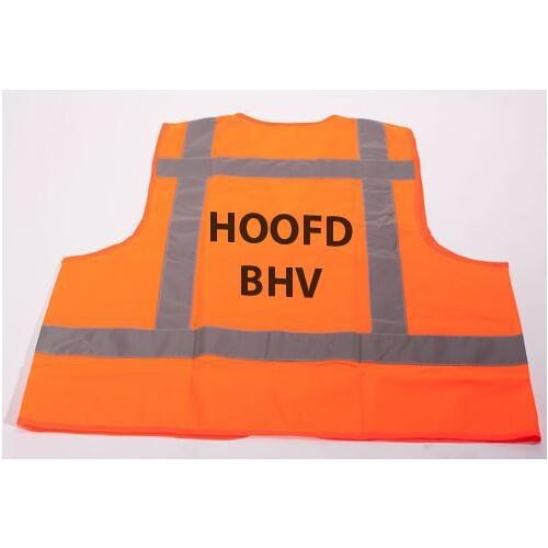 ATV Safety Producten ATV Veiligheidsvest XXL met opdruk "Hoofd BHV" - Oranje