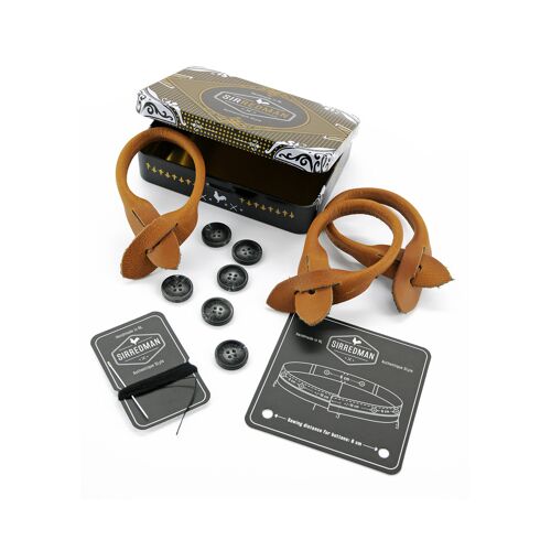 Sir Redman Bretels Sir Redman SR-ACC-Cognac Bretels Accessoire Set - Cognac