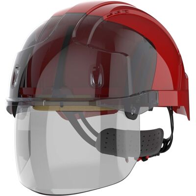 JSP AMC170-008-K00 Helm Rood/Rookgrijs JSP AMC170-008-K00 Helm Rood/Rookgrijs