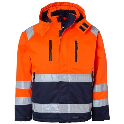 Top Swede: 131 Jacket, Maat XS Oranje/Navy Top Swede: 131 Jacket, Maat XS Oranje/Navy
