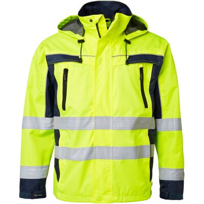 Top Swede: 5217 Shell Jacket, Maat XS Geel/Navy Top Swede: 5217 Shell Jacket, Maat XS Geel/Navy