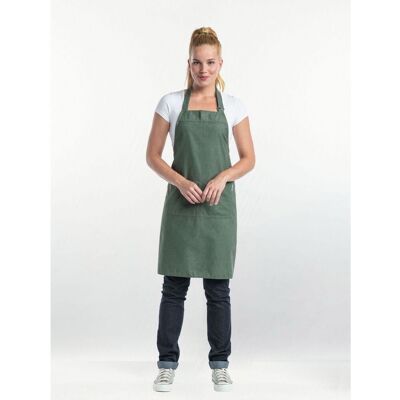 Chaud Devant 559 Bib Apron Base Moss Green Chaud Devant 559 Bib Apron Base Moss Green
