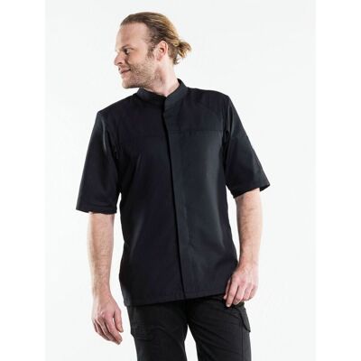 Chaud Devant 922 Chef Jacket Salerno SFX Black Short Sleeve Chaud Devant 922 Chef Jacket Salerno SFX Black Short Sleeve