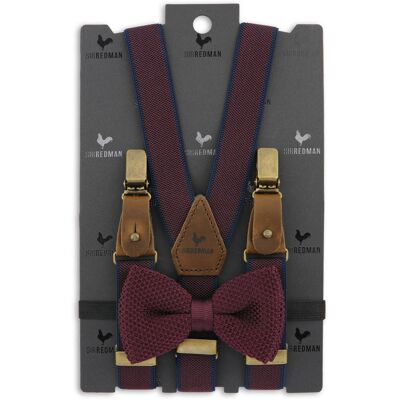 Sir Redman SR26020 ( SRCOMBIKIDS2620B ) kids bretels combi pack Crushed Berry Sir Redman SR26020 ( SRCOMBIKIDS2620B ) kids bretels combi pack Crushed Berry