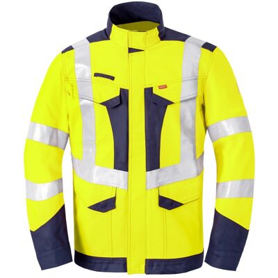 Havep 50247 Korte jas fluo geel/mar, 5XL Havep 50247 Korte jas fluo geel/mar, 5XL