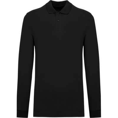 Kariban K2027C Bio180 piqué herenpolo lange mouwen Kariban K2027C Bio180 piqué herenpolo lange mouwen