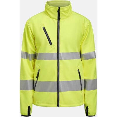 Jobman 65120255 1202 Hi-Vis Softshell Jacket Jobman 65120255 1202 Hi-Vis Softshell Jacket