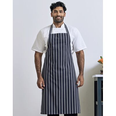 Premier Workwear PW110 Striped Bib Apron Premier Workwear PW110 Striped Bib Apron