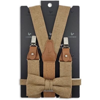Sir Redman SR20230 x Aarden bretels combi pack Sustainable Stan brown Sir Redman SR20230 x Aarden bretels combi pack Sustainable Stan brown