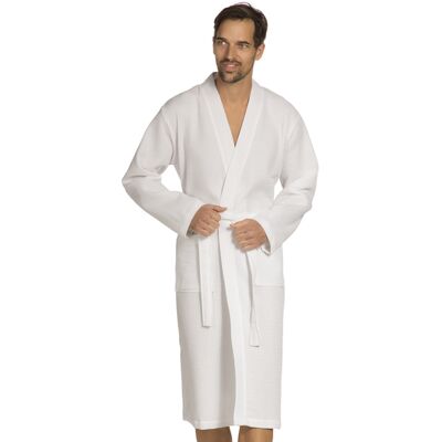 VOSSEN Wellington Lichtgewicht Katoenen Kimono Badjas - Badjas VOSSEN Wellington Lichtgewicht Katoenen Kimono Badjas - Badjas