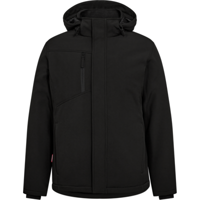 Engel Blauw Inkt Softshell Winterjas - Winddicht, Waterafstotend, Meerdere zakken Engel Blauw Inkt Softshell Winterjas - Winddicht, Waterafstotend, Meerdere zakken