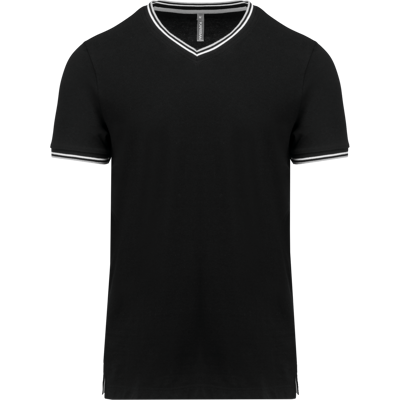 Kariban K374 Heren-T-shirt piqué V-hals Kariban K374 Heren-T-shirt piqué V-hals