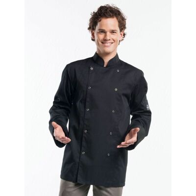 Chaud Devant Basix 220 Chef Jacket Hilton Poco Black Chaud Devant Basix 220 Chef Jacket Hilton Poco Black