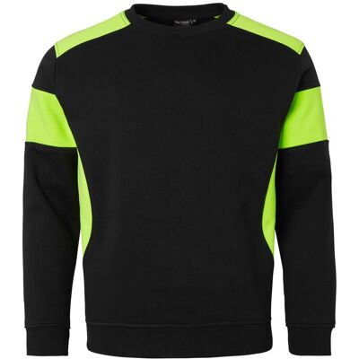 Top Swede: 221 Sweat, Maat XS Zwart/Geel Top Swede: 221 Sweat, Maat XS Zwart/Geel