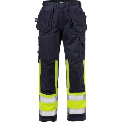 FRISTADS 125941 Flame high vis werkbroek klasse 1 2586 FLAM FRISTADS 125941 Flame high vis werkbroek klasse 1 2586 FLAM