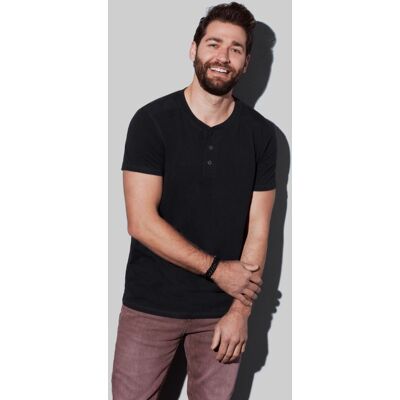 Stedman T-shirt Henley Shawn SS for him STE9430 Stedman T-shirt Henley Shawn SS for him STE9430