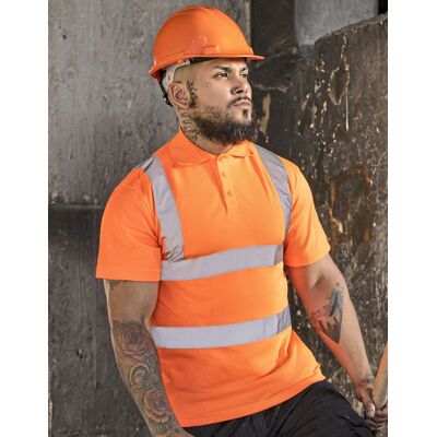 Korntex KX075 High-End Polycotton Hi-Vis Polo Shirt Cambridge Korntex KX075 High-End Polycotton Hi-Vis Polo Shirt Cambridge