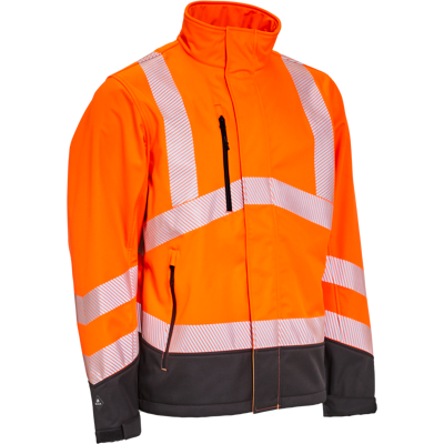 Elka 116505r Hoogzichtbare Softshell Jas - Werkkleding Elka 116505r Hoogzichtbare Softshell Jas - Werkkleding
