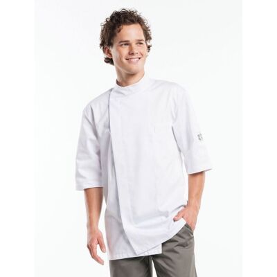 Chaud Devant 938 Chef Jacket Bacio White Short Sleeve Chaud Devant 938 Chef Jacket Bacio White Short Sleeve
