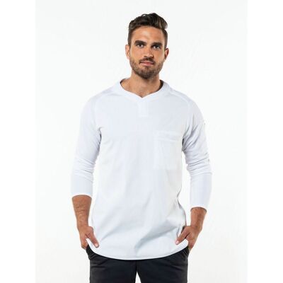 Chaud Devant 963 Chef Jacket T-shirt Valente UFX White LS Chaud Devant 963 Chef Jacket T-shirt Valente UFX White LS