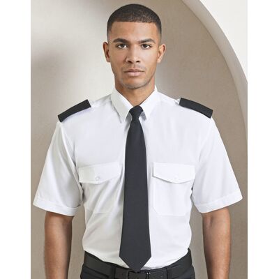 Premier Workwear PW212 Pilot Shirt Short Sleeve Premier Workwear PW212 Pilot Shirt Short Sleeve