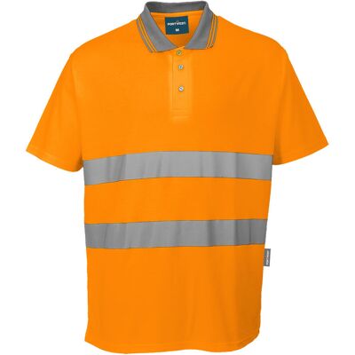Portwest ES477 ES1 Essential Hi-Vis Polo Shirt K/M Portwest ES477 ES1 Essential Hi-Vis Polo Shirt K/M