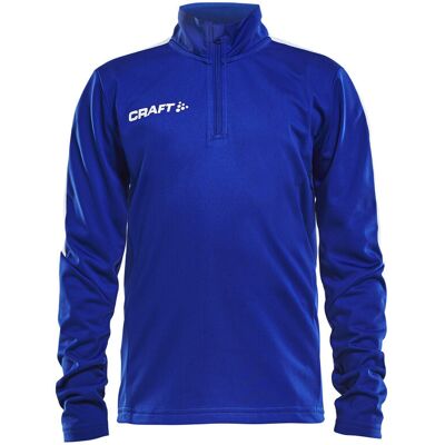 Craft Progress Halfzip LS Tee Jr - Sport T-shirt voor kinderen Craft Progress Halfzip LS Tee Jr - Sport T-shirt voor kinderen