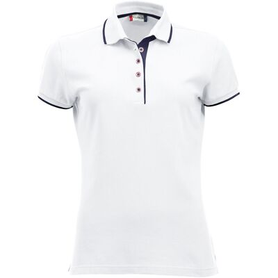 Clique Seattle Dames Poloshirt - Contrast Details - Katoen - XL Clique Seattle Dames Poloshirt - Contrast Details - Katoen - XL
